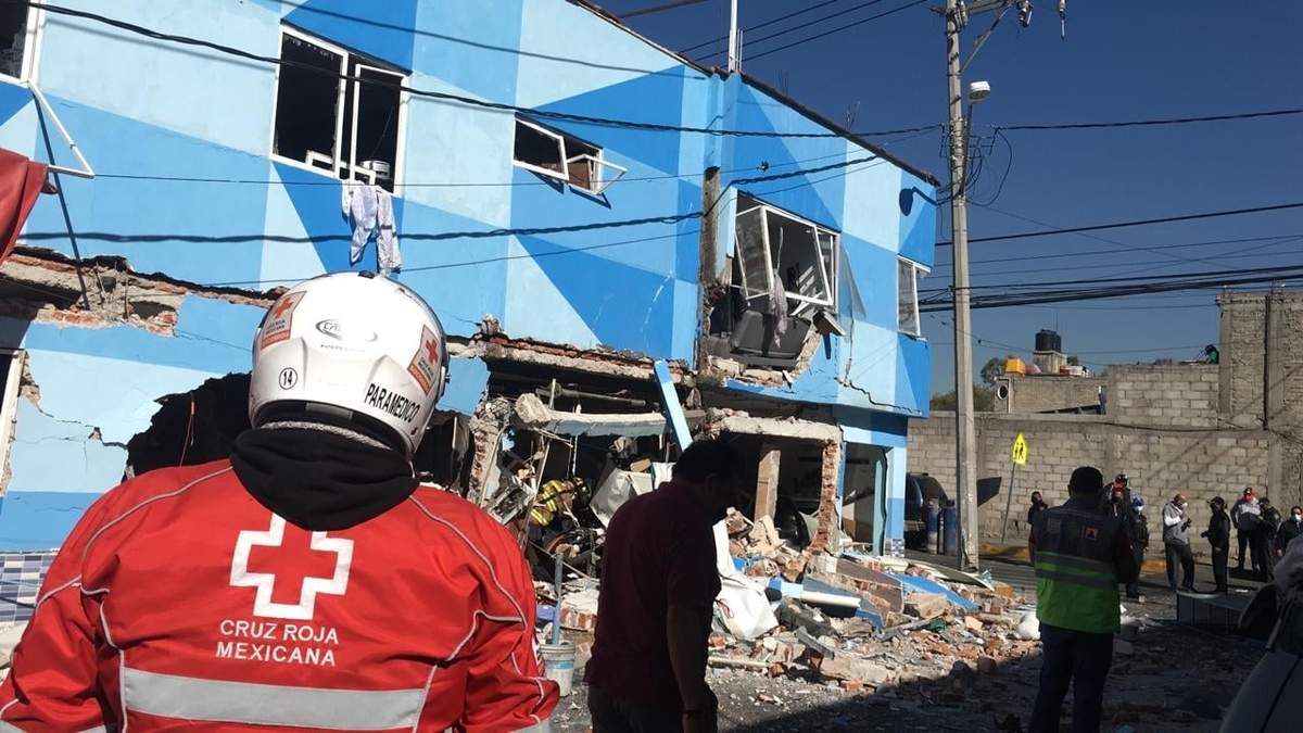 La explosión fue en un restaurante de pizzas