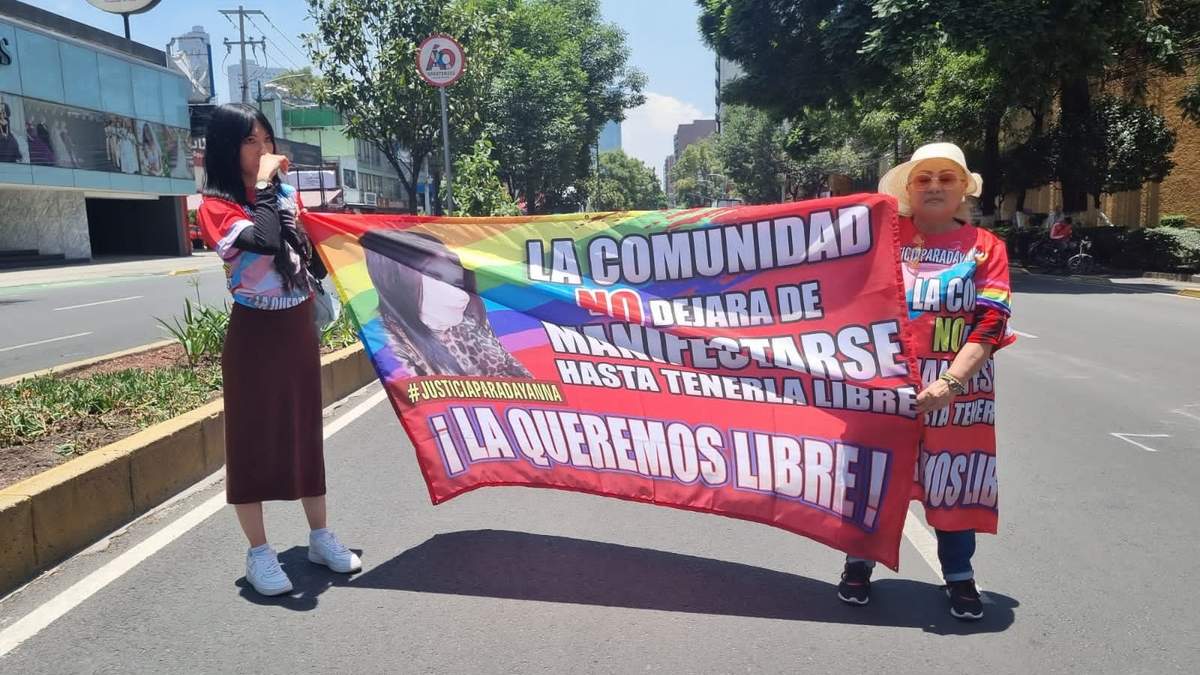 Protesta por la liberación de Dayanna