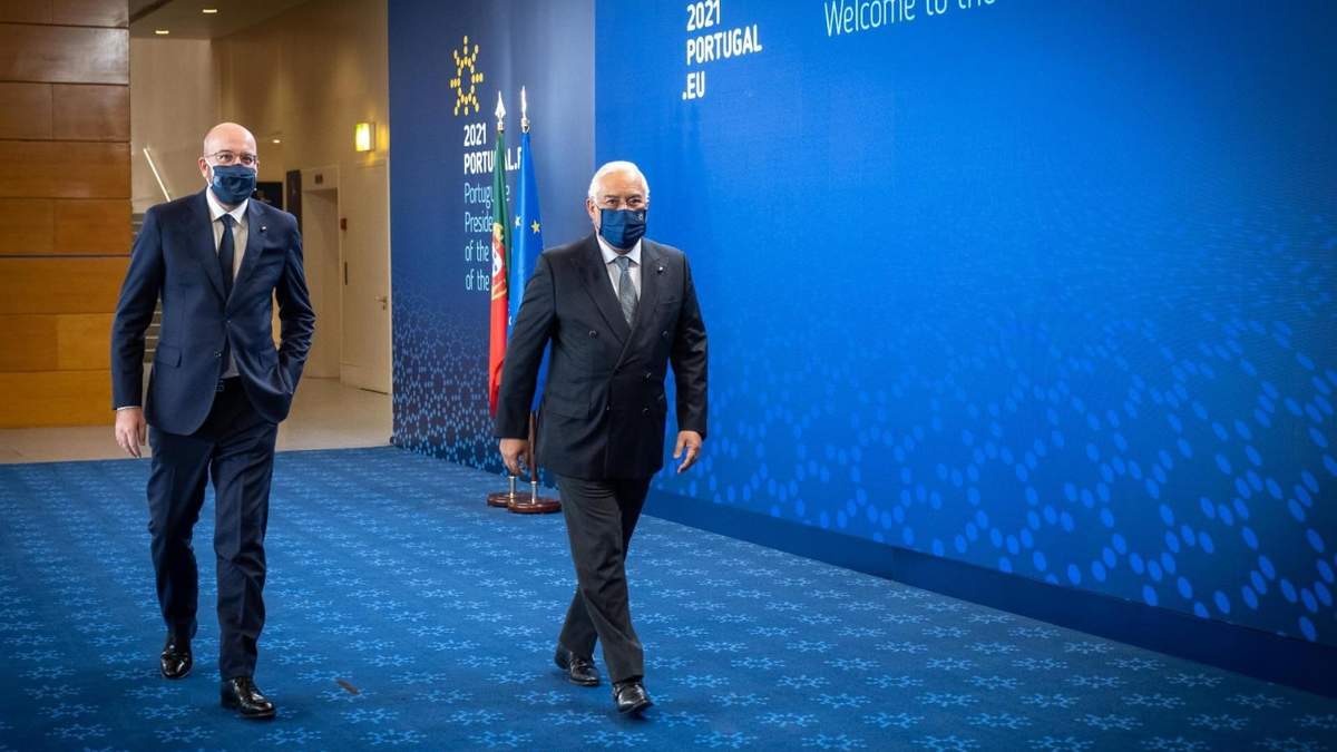 Charles Michel y Antonio Costa