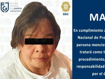 Dan prisión preventiva a “La China”, hermana de “El Betito”, exlíder de la Unión Tepito