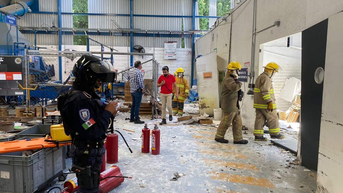 Zona de la explosión