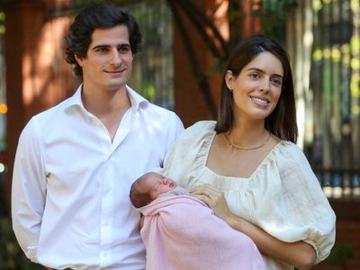 Sofía Palazuelo y Fernando Fitz-James Stuart presentan en sociedad a su pequeña hija, Rosario