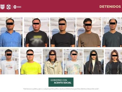Catean inmueble usado para vender droga y prostitución en la CDMX; detienen a 11 chinos (Video)