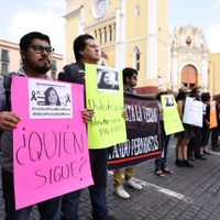 Se multiplican las protestas en Veracruz por el asesinato de María Elena Ferral