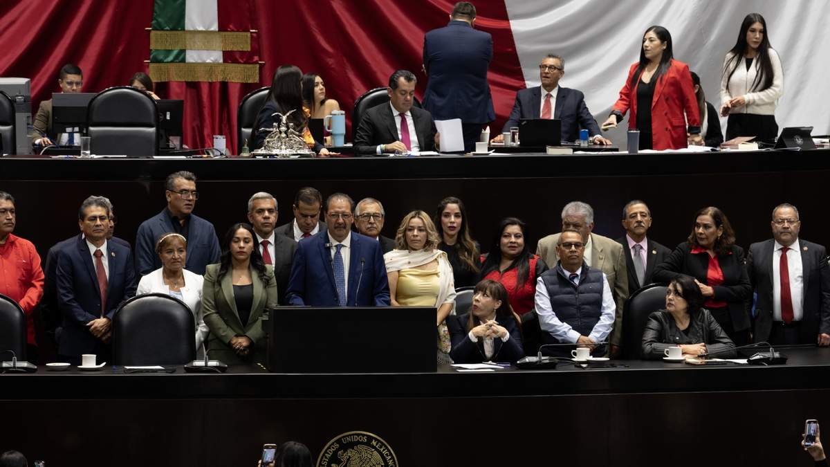 Actividades en la Cámara de Diputados en el Palacio Legislativo de San Lázaro en la Ciudad de México