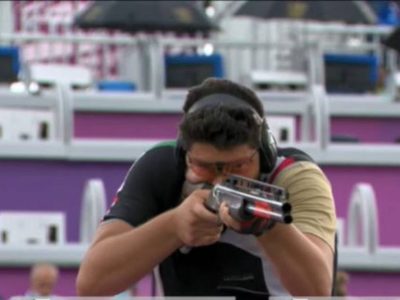 Jorge Orozco arañó el bronce en tiro deportivo
