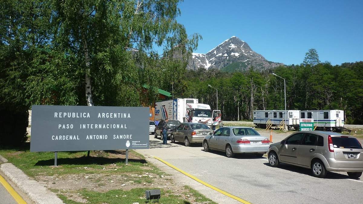 Frontera que conecta Chile con Neuquén. Fuente: (Twitter)