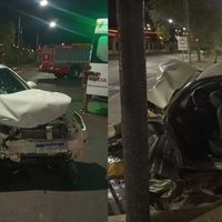 Fuerte choque en Av. Mosconi: cinco personas heridas y demoras en el tránsito tras el siniestro vial.