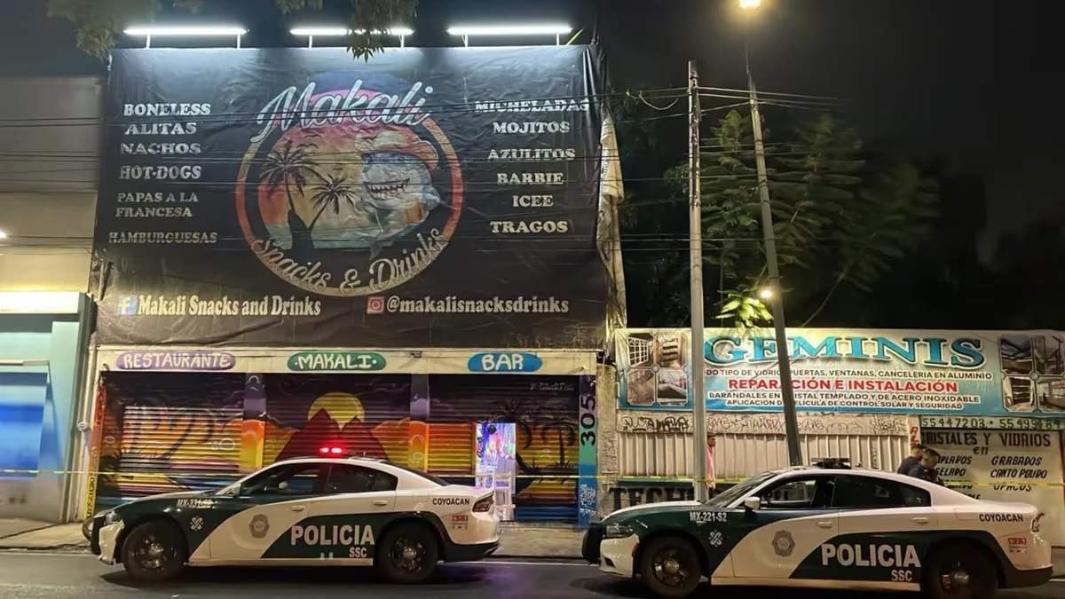 Balacera en un bar en Coyoacán deja dos muertos y tres lesionados