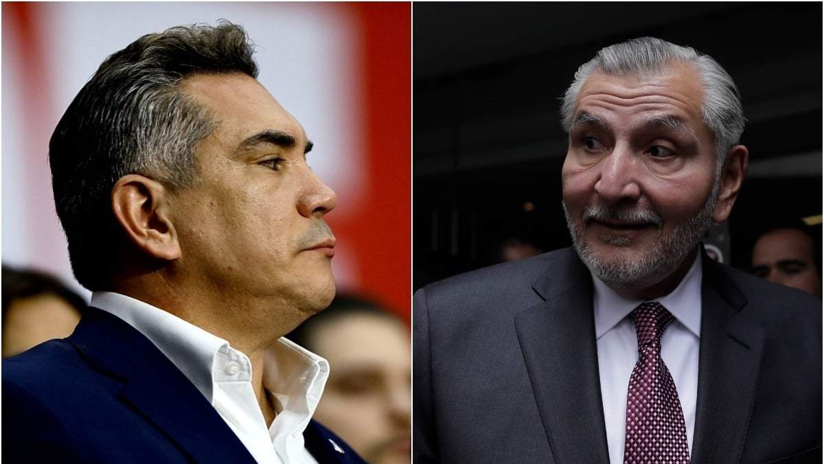 Alito Moreno y Adán Augusto López