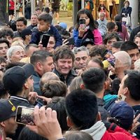 Milei acompañó el lanzamiento formal de la campaña de Carlos Eguia