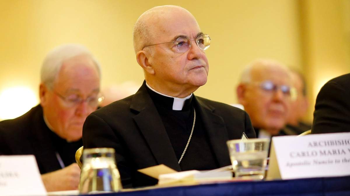 El arzobispo Carlo Maria Vigano, nuncio apostólico ante Estados Unidos