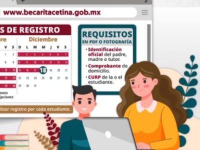 Reportan fallas en el registro para la Beca Rita Cetina