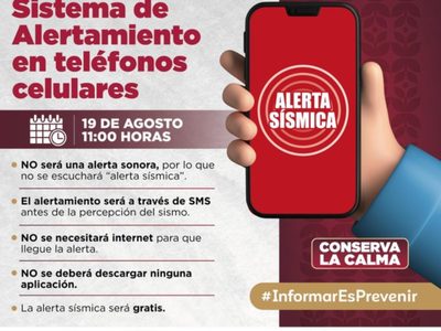 Alerta sísmica en celulares: ¿en qué consiste la prueba, fecha y hora?