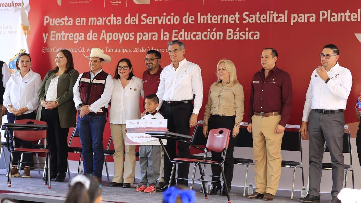 Américo pone en marcha internet satelital para escuelas de zonas rurales