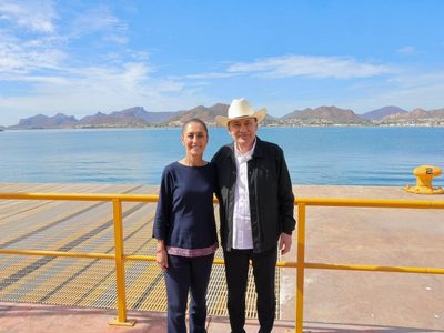 Impulsan Sheinbaum y Durazo inversión de 130 mil millones para expansión del Puerto de Guaymas