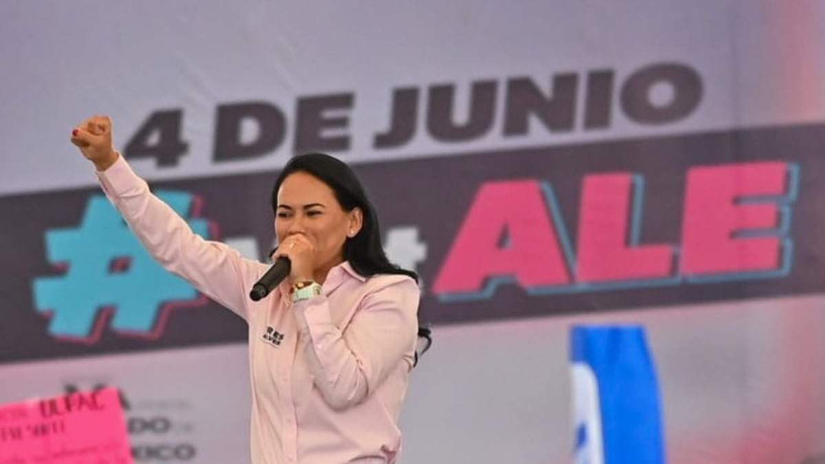 Mitin de Alejandra del Moral
