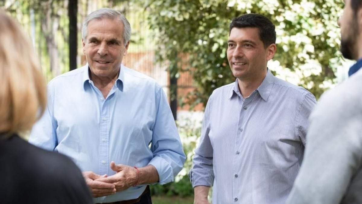 Jorge Sapag y Marcos Koopmann. Fuente: (Twitter)
