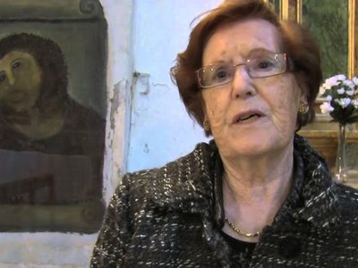 Murió a los 94 años Cecilia Giménez, la pintora aficionada que "restauró" el Ecce Homo