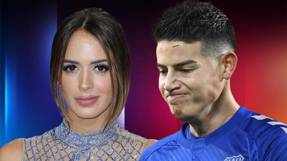 Shannon de Lima y James Rodríguez. Fuente: (Minuto Neuquén)