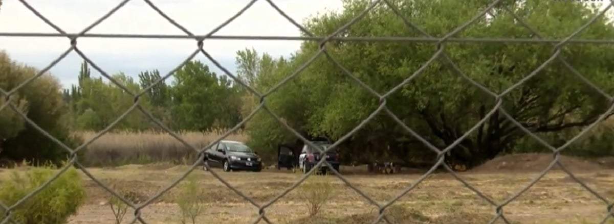 Los restos óseos fueron encontrados en el predio del Ejército. Fuente: (Telefe Noticias)