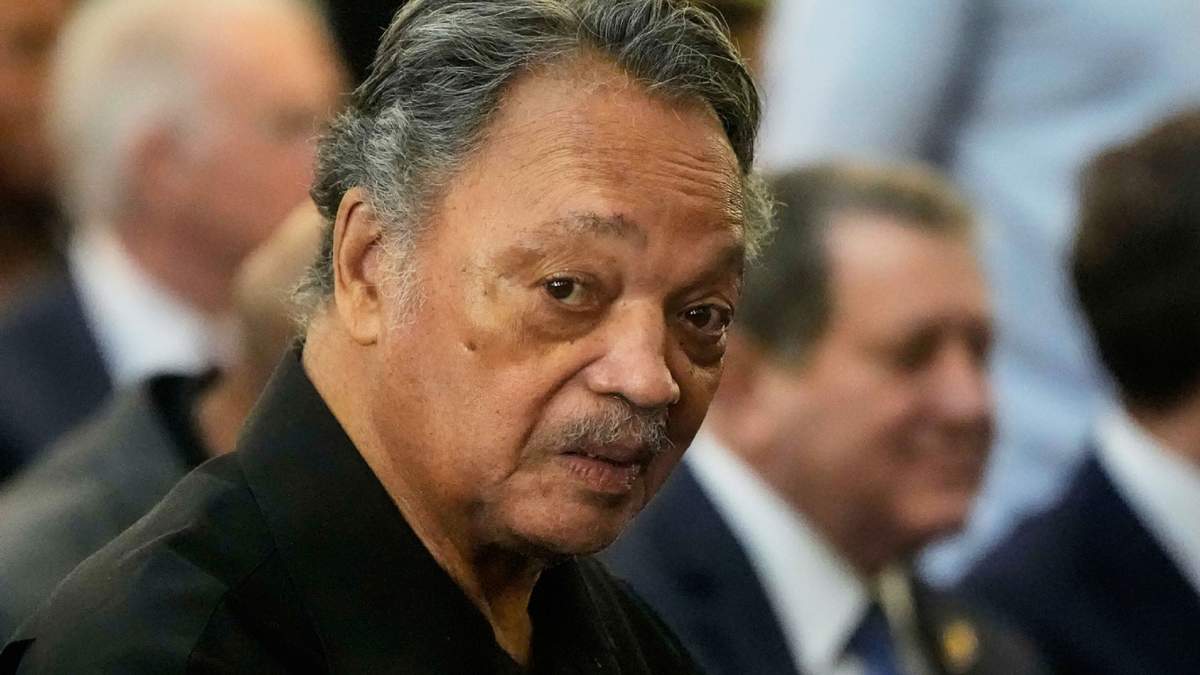 El reverendo Jesse Jackson en la iglesia Tabernacle Baptist Church en Selma, Alabama, el 9 de marzo del 2025