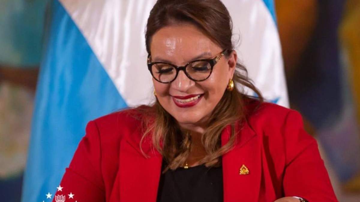 La presidenta hondureña Xiomara Castro