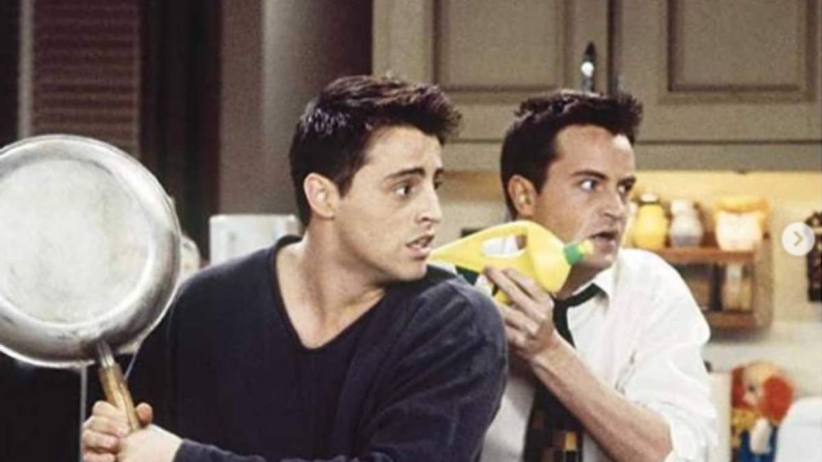 El actor Matt Le Blanc y Matthew Perry en “Friends”