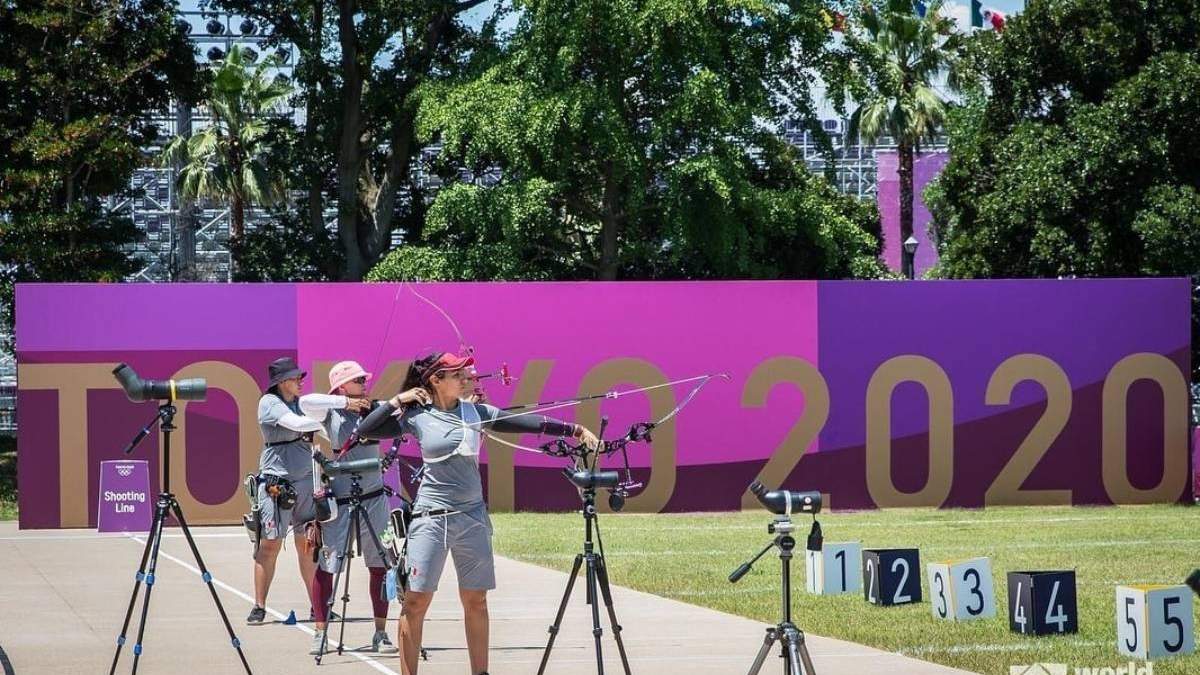 El equipo mexicano femenil de tiro con arco