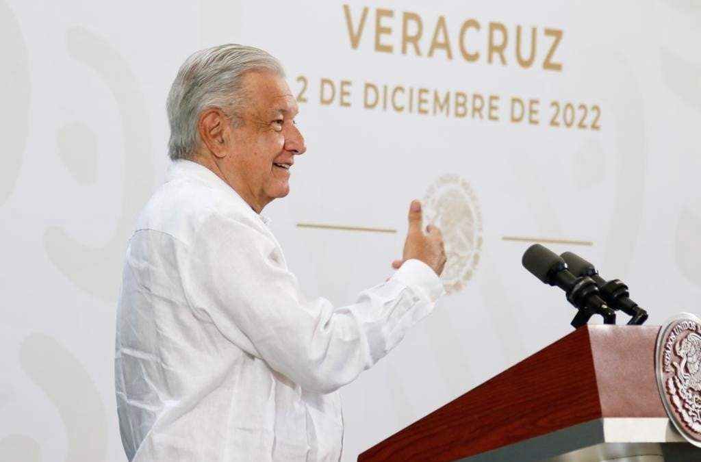 El presidente habla de la marcha del 27 de noviembre durante la conferencia que lleva a cabo en Veracruz el 2 de diciembre de 2022