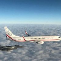 Rumbo a Qatar, avión de la Selección de Polonia es escoltado por cazabombarderos hasta la frontera