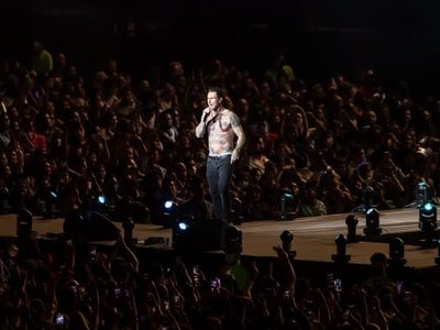 51 mil fans en la fiesta pop de Maroon 5