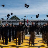 Claudia Sheinbaum asiste a graduación de 427 policías de la CDMX