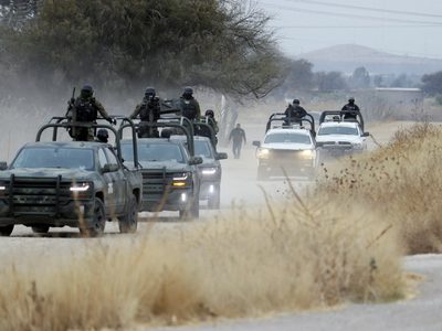 Cinco delincuentes muertos y dos detenidos tras emboscada en Luis Moya, Zacatecas