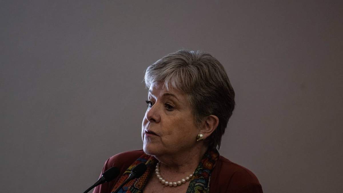 La canciller mexicana, Alicia Bárcena