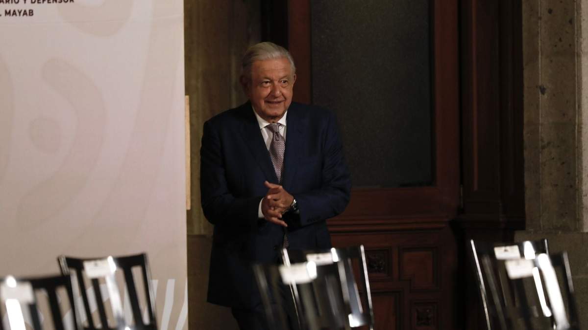 El presidente en su conferencia del lunes