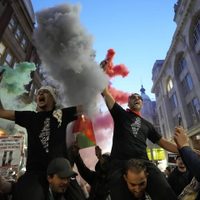Las marchas propalestinas y proisraelíes se multiplican ante la escalada de la guerra