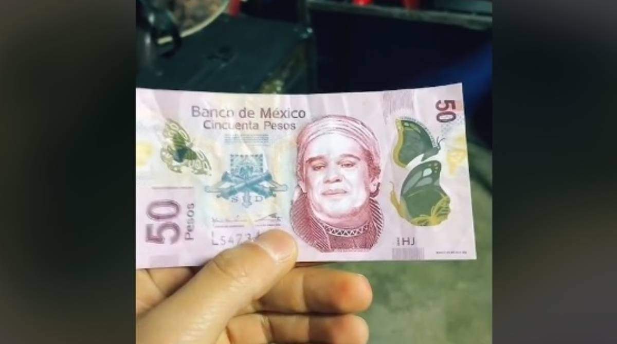 Un usuario de TikTok recibió uno de los billetes falsos