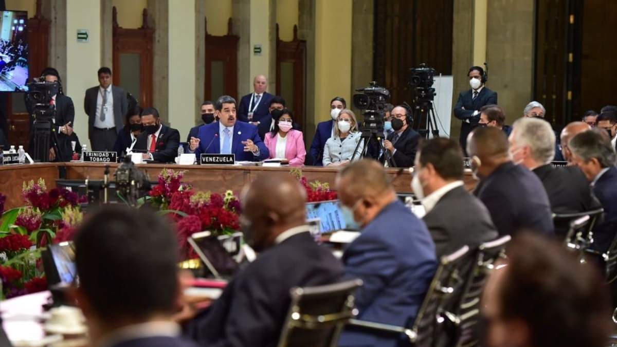 Nicolás Maduro, presidente de Venezuela, durante la cumbre de la Celac