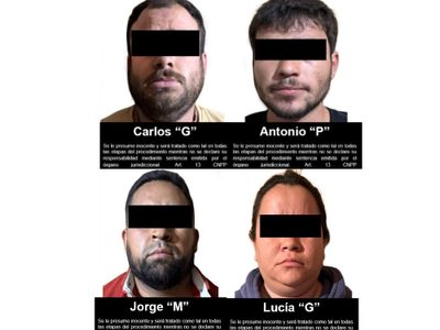Vinculan a proceso a cuatro presuntos miembros del Cártel de Sinaloa