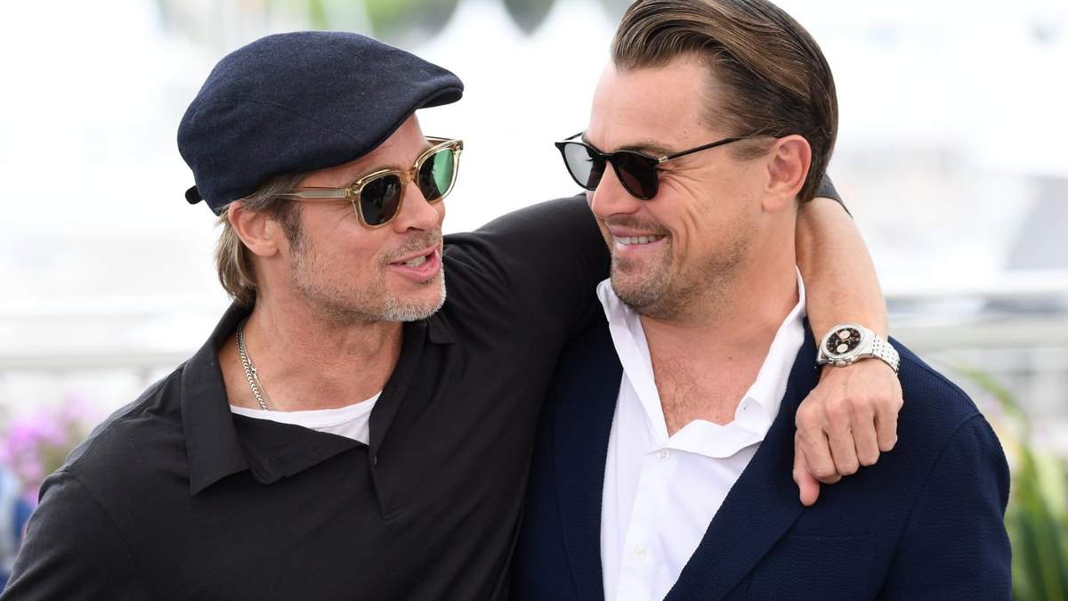 Brad Pitt y Leonardo DiCaprio. Fuente: (Instagram)