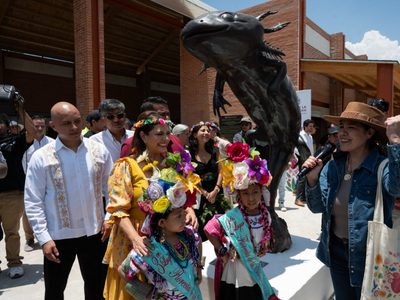 Brugada defiende acciones para la conservación del ajolote: “dicen que solo pintamos...”