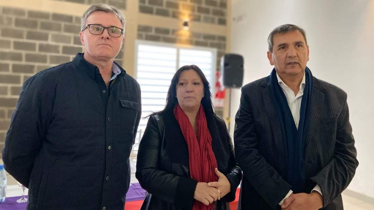 Claudio Larraza, Soledad Martínez y Ramón Lecaro. Fuente: (Facebook)
