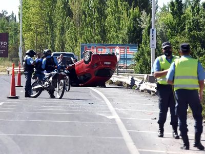 Tremendo accidente de un menor sobre ruta 7