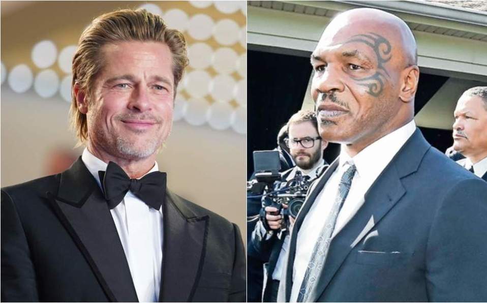 Brad Pitt y Mike Tyson. Fuente: (Instagram)