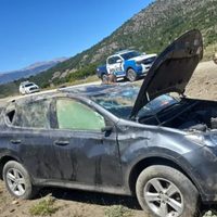 Ruta 48: una familia chilena sufiró un vuelco camino al paso internacional Hua Hum