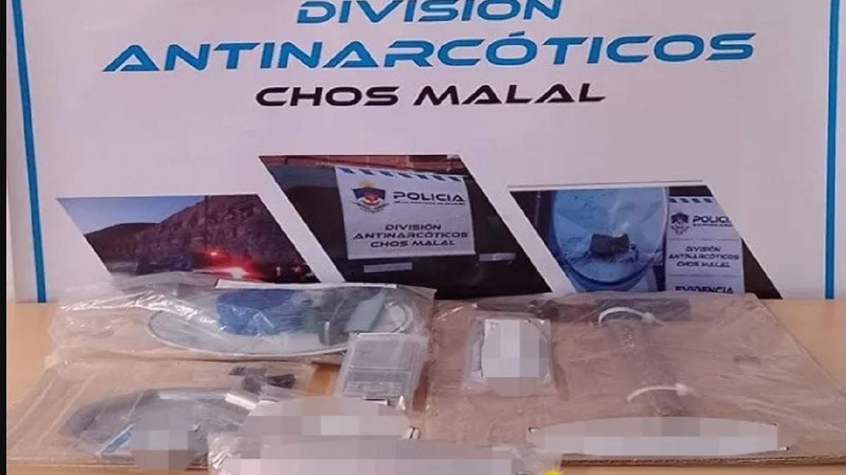 Operativo en barrio Uriburu de Chos Malal. Fuente: (Policía de Neuquén).