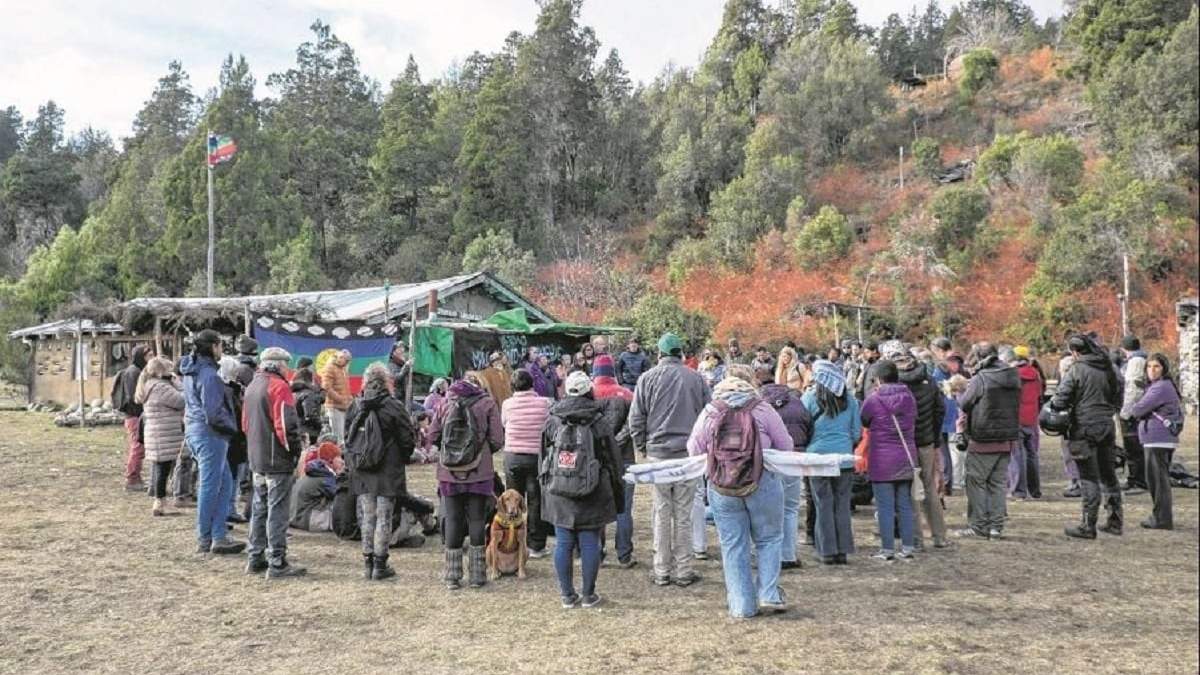 La comunidad mapuche Mallalonco Ranquehue de Bariloche. Fuente: (Diario RN)