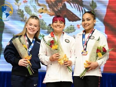 Alexa Moreno gana medalla de oro en el Campeonato Panamericano de Gimnasia Artística