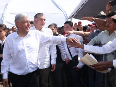 Engruesan seguridad a AMLO en Tabasco durante activación del programa 'Sembrando Vida”